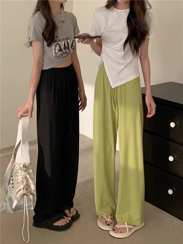 [JFT] comfortable and versatile wide leg casual pants 739# CLS