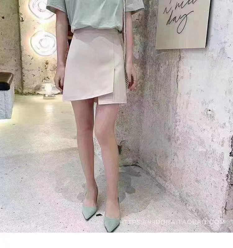 New year in early spring! [Tongtong] simple solid color slim skirt 93330# hjy