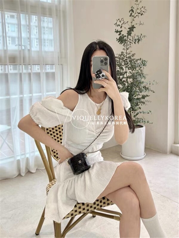 New in early summer! [sister] Korean Pullover solid color blouse + high waist slim skirt set ys1-2289# ozq