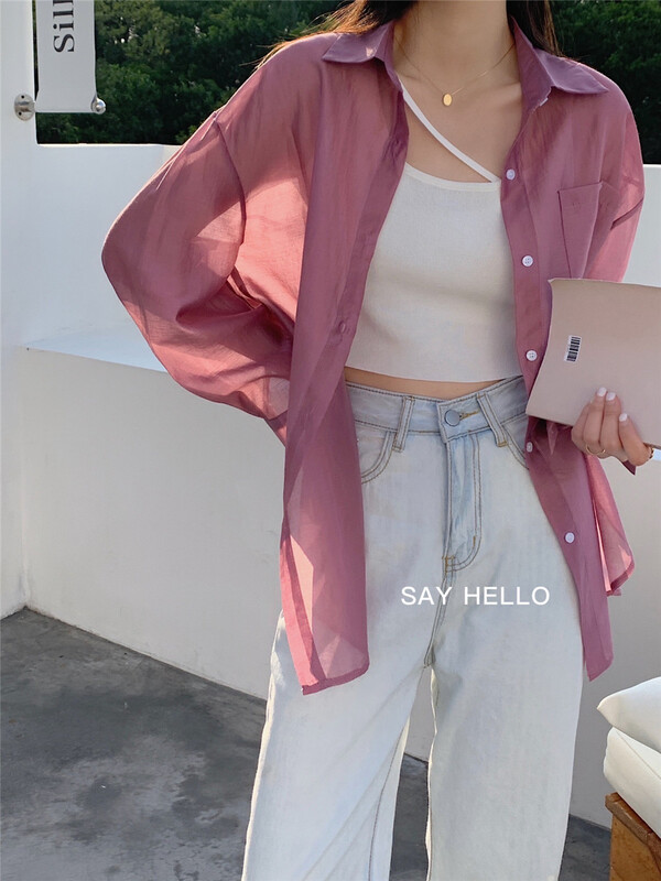 New year in early spring! [sayhello] Korean style net comfortable shirt 20926# ll