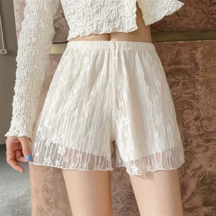 [KD] elastic waist versatile Lace Leggings 1566# hjy