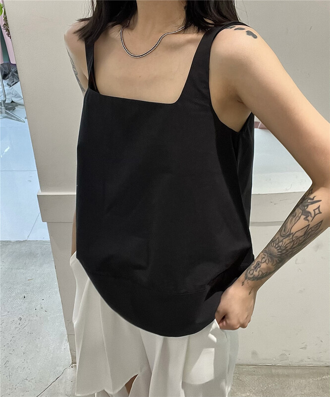 [VI. Liu Liu] Korean suspender net color vest / suspender 60200c# zxx