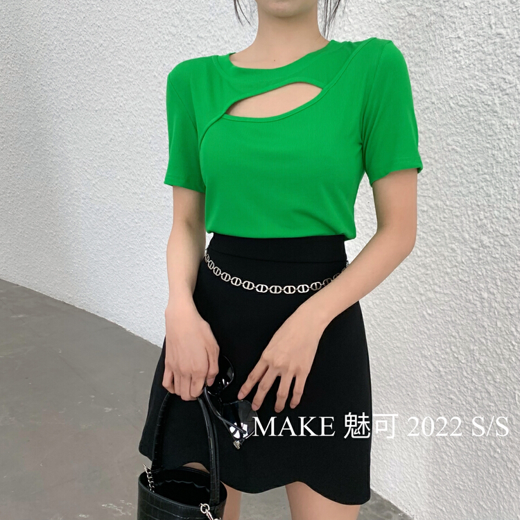 New in early summer! [make Meike] versatile slim craft shirt 8704# XJ