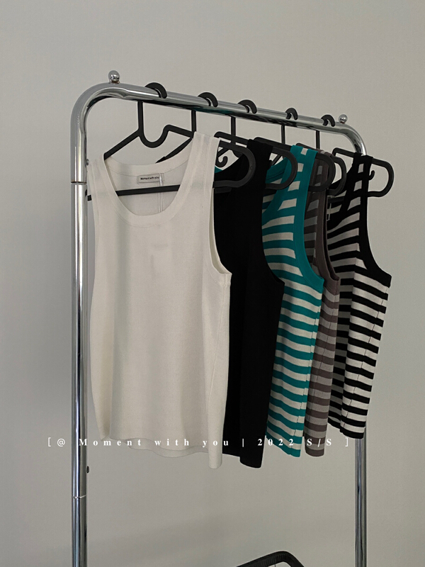 [moment with you] sleeveless niche fashion vest / sling 1215# LSW