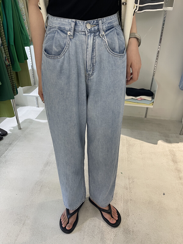 [emoni] straight baggy casual jeans e13757# CLS