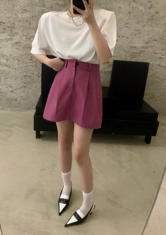 goods in stock! [3. Three point] Korean casual slim skirt 7133# cqw