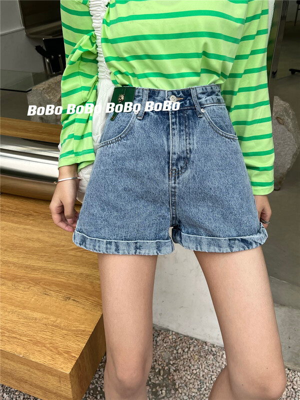 [Bobo] Korean versatile comfortable denim shorts ys1-0150# cqw