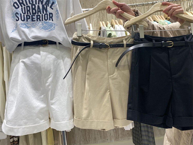 New year in early spring! [Boran buran] basic versatile comfortable casual shorts (with belt) 6077# XYY