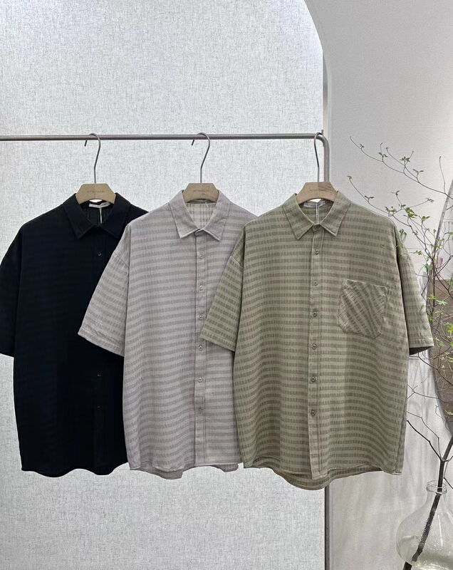 New in early summer! [oct.secisland] Korean cool and versatile dark stripe shirt 530# PxQ