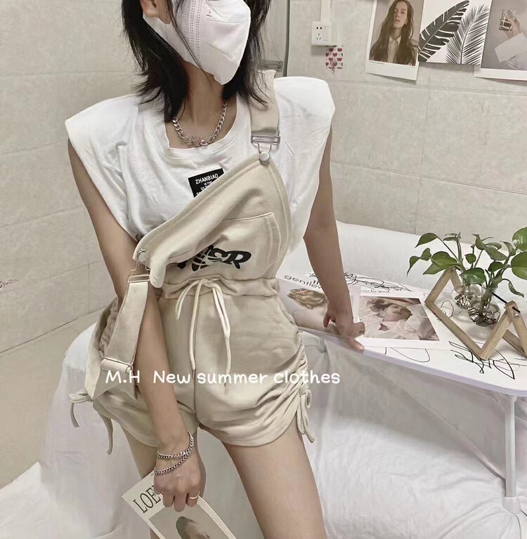 [M.H] Korean casual fashion Jumpsuit 8260# PCZ