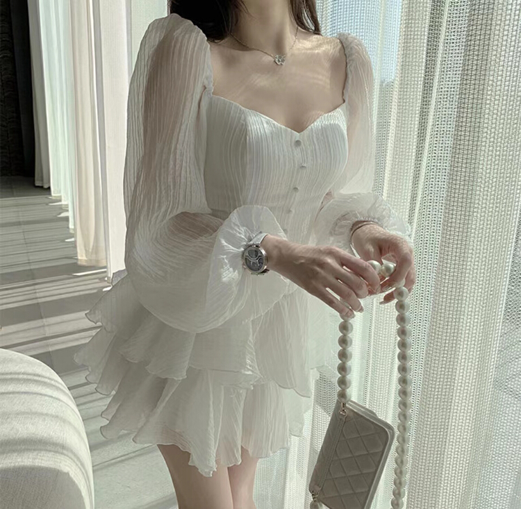 goods in stock! [HH] Korean style versatile dress 8130# LSL