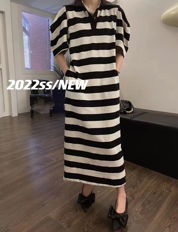 [jelly house] striped slim dress 7089# HBx