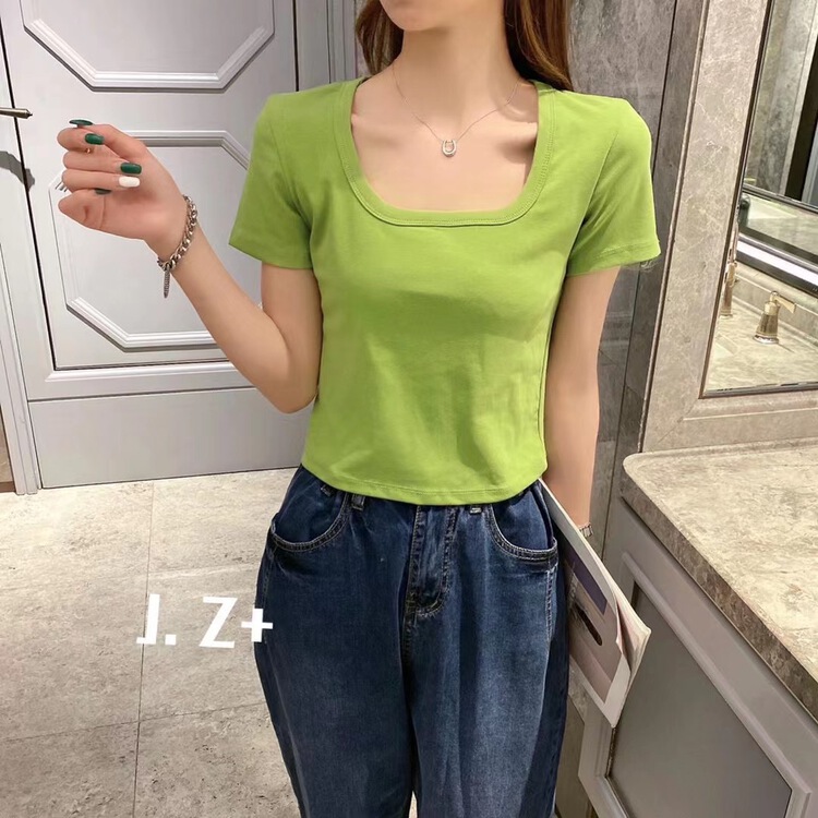 現貨!【JZ金子家】簡約百搭純色小衫  8060#  LL
