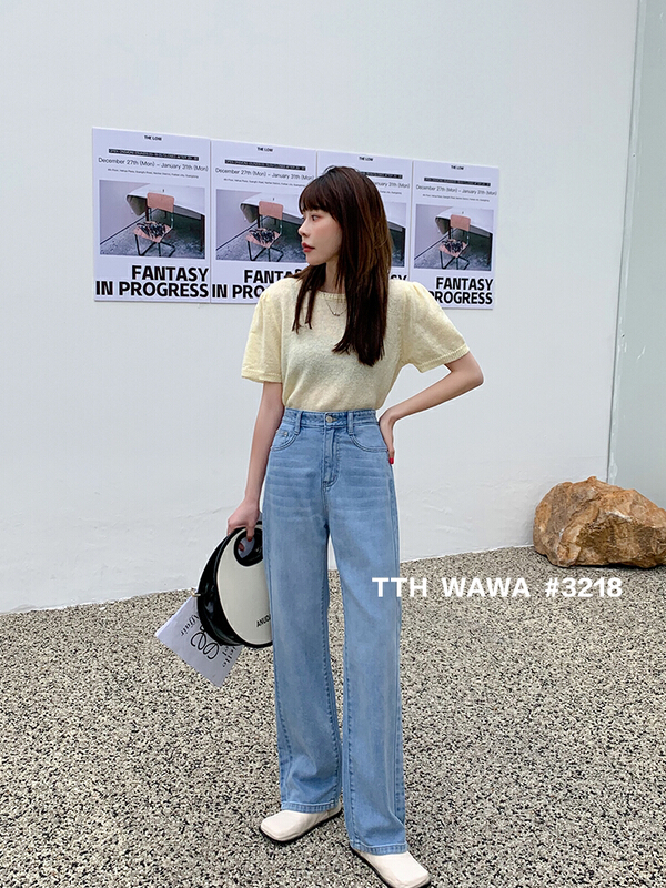 New year in early spring! [Wawa] Korean casual versatile jeans 3218# ozq