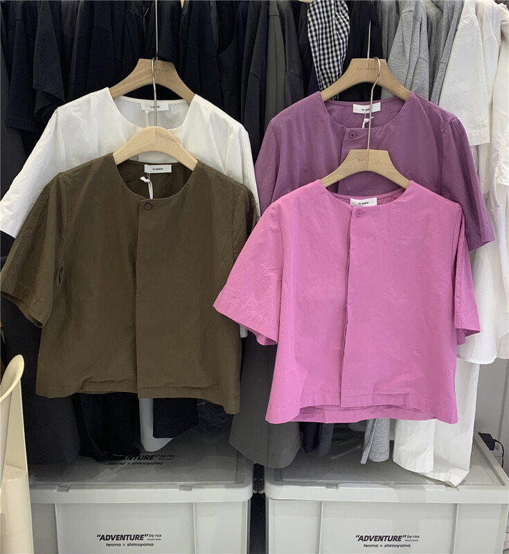 [sanbara] retro and slim design shirt 9516# LSW