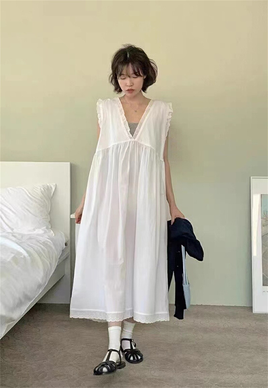 [td] simple and versatile ear tank top dress (excluding interior) c005896# XJ