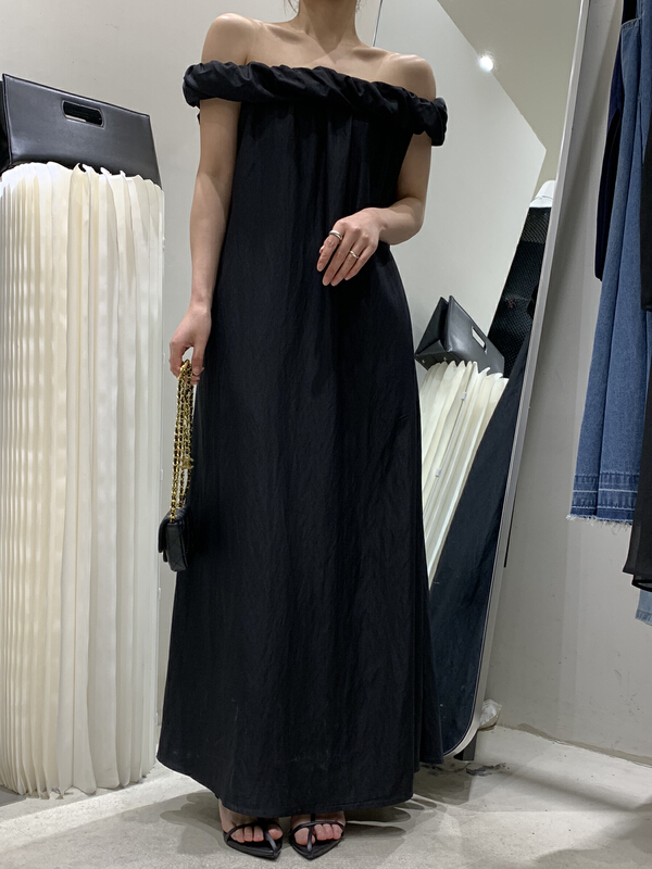 New in early summer! [especial] off shoulder fashion slim dress 22078# XYJ