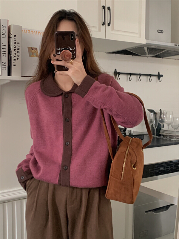 New year in early spring! [timely rain] Han Feng ins Vintage loose warm sweater as2213# YYW