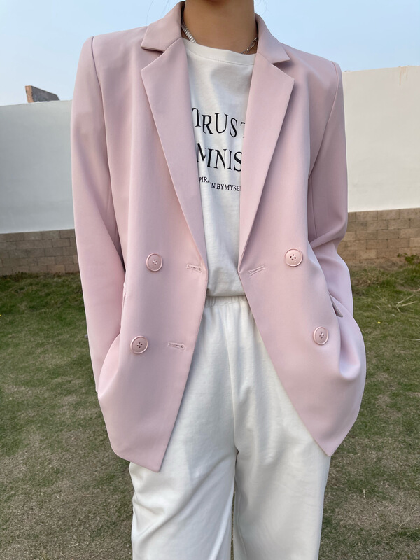 [the front] temperament solid color double breasted suit ys1-2002# cqw