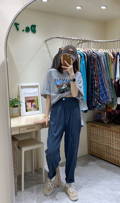 New in early summer! [da. 7] basic leggings and versatile casual pants 8865# LSL
