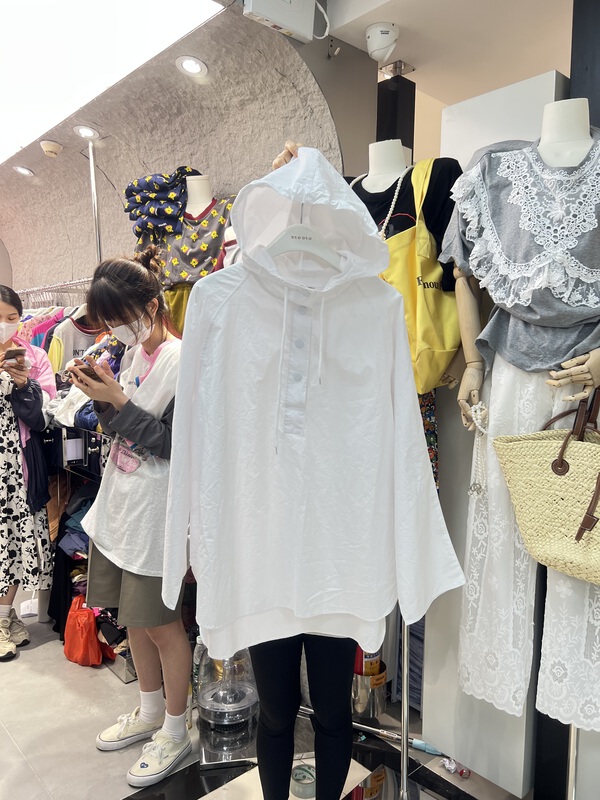 [dodo] hooded fashion simple sunscreen shirt ys3-903# LSL