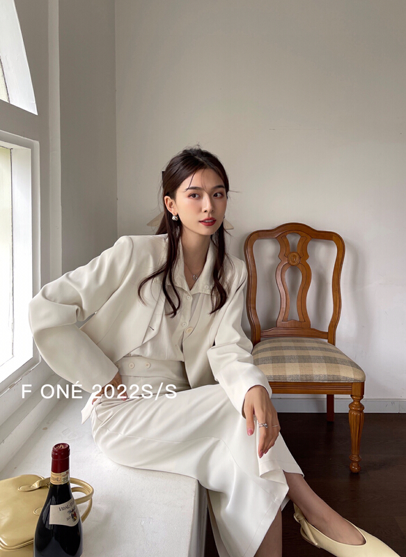 New year in early spring! [f one] Korean style suit skirt 56152# jhy