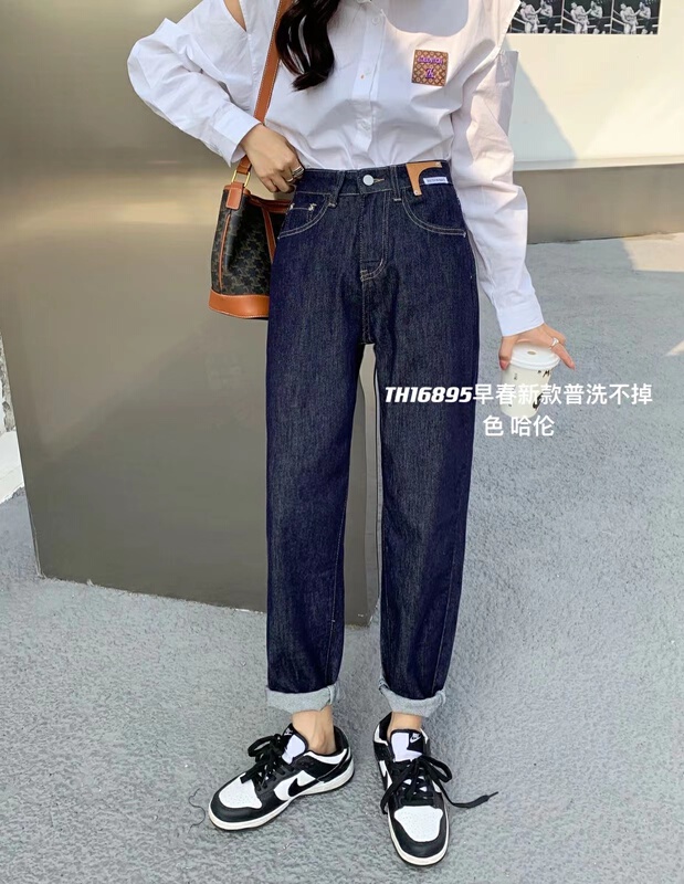 New year in early spring! [T.H] Korean loose design label jeans 16895# LSW