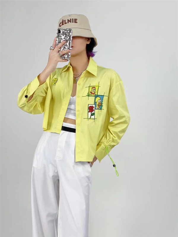 [Eric] cartoon printed short shirt (only shirts) 2199# ozq