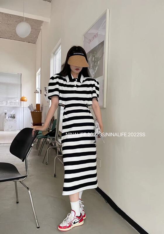 New in early summer! [Nina life] hollowed out careful machine niche dress 3987# zxl