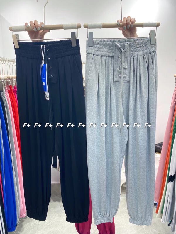 New in early summer! 【F】 Korean style lace up casual pants 1306# HBx