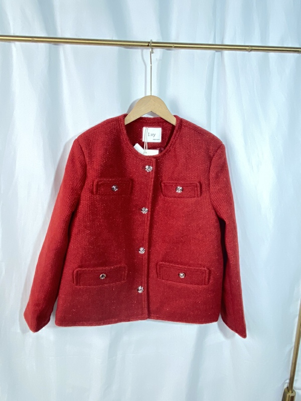 New in early summer! [Yi show shop] xiaoxiangfeng gentle aging short coat 1000# Cl