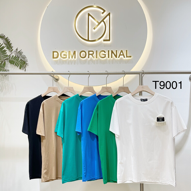 New in early summer! [DGM] fashion simple loose hat design sense short sleeve T-shirt 9001# ZZL