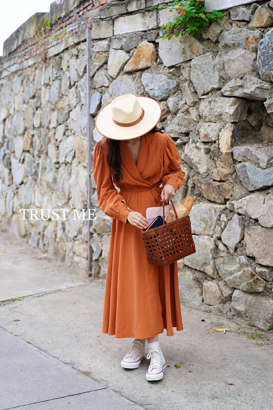 goods in stock! New year in early spring! [trustme] lady temperament lace up long dress 66590\jhy