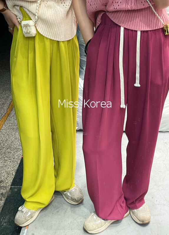 goods in stock! [Miss Korea] Korean versatile comfortable casual pants 6155# HBx