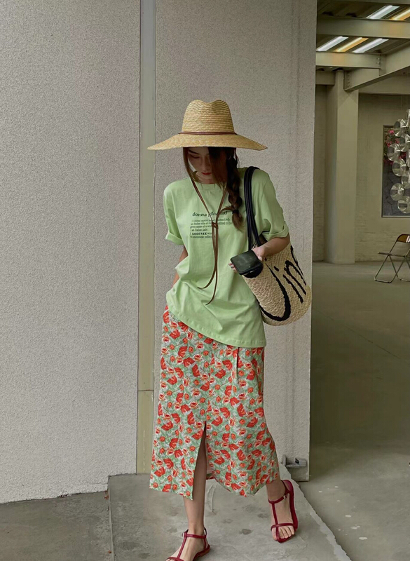 New in early summer! [July] small fresh floral skirt (only selling skirt) a7122# zxx