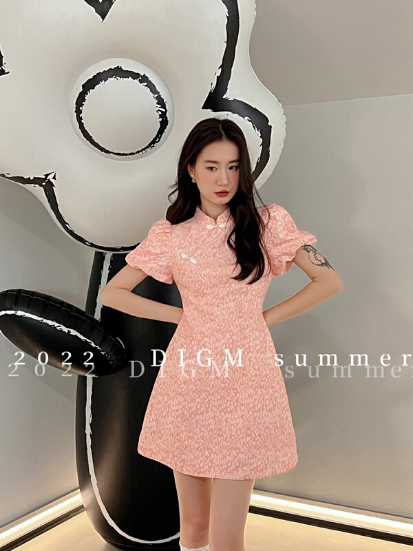 New in early summer! [digm] Vintage cheongsam slim dress 2718# zxx
