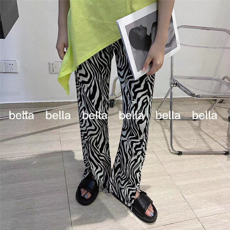 [Bella Bella] slim and split Korean casual pants 8169# WTT