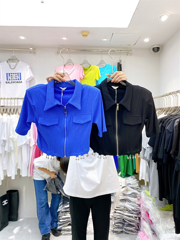 New in early summer! [DDM] Korean zipper solid color short coat 5853# ozq