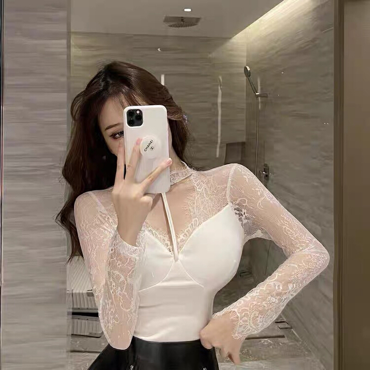 New year in early spring! [HH] Korean style sexy lace shirt 2259# LSL