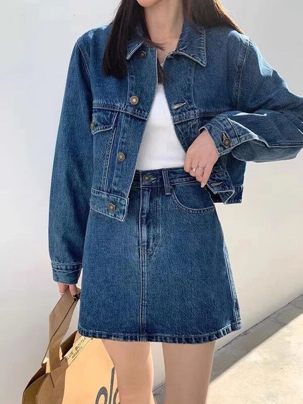 New year in early spring! [clothes and jeans] Korean version versatile solid color skirt 3881# hjy