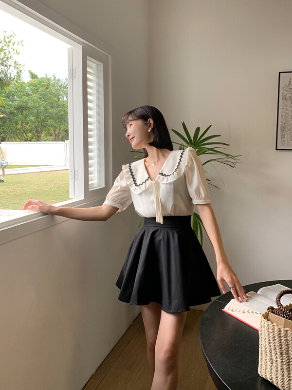 goods in stock! New in early summer! [new open] Vintage Western style single breasted shirt hy22576# zxl