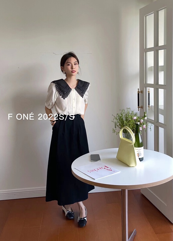 New year in early spring! [f one] Korean versatile casual elastic waist skirt 56207# WPL