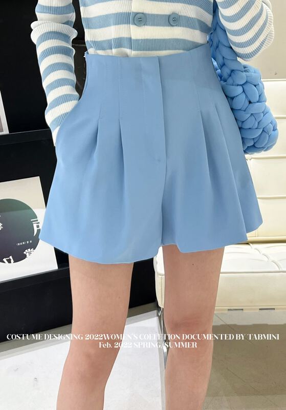 New year in early spring! [tabmini] high waist slim casual shorts c19207# WPL