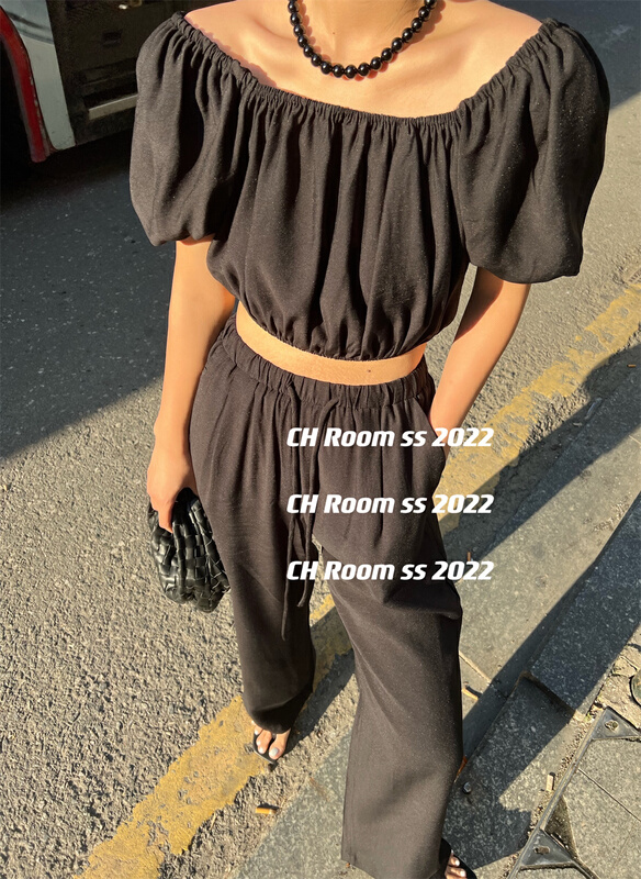New in early summer! [ch watermelon home] solid color versatile comfortable blouse (only selling blouses) 8697-1# ozq