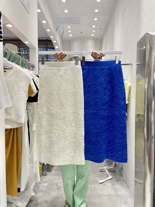 [Jun Jun] Retro Style Embroidered side split skirt 678# CLS