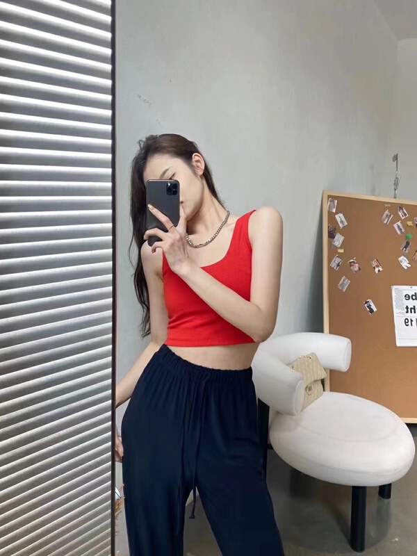 goods in stock! New in early summer! [modern 197] fashionable, simple and versatile vest / sling 8986# zyh