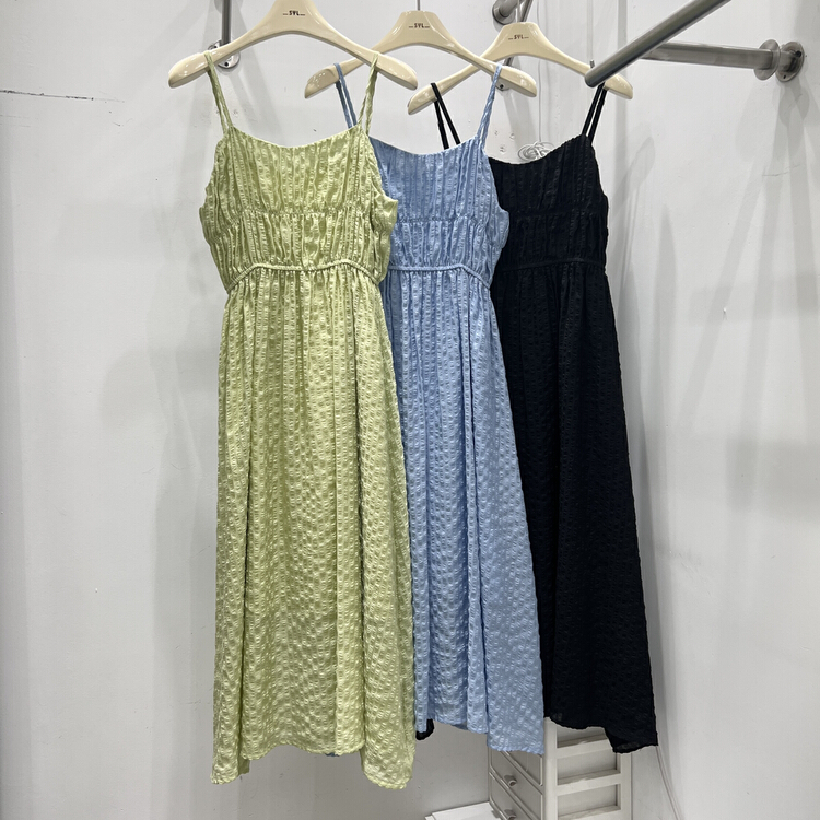 [SYL] Korean suspender waist dress 5080# L