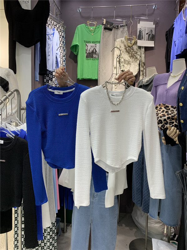 [SME +] niche design shoulder pad short shirt 8890# CSX