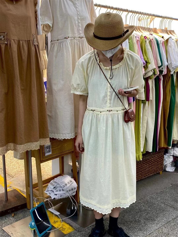 [36 degrees] pleated lady dress 6131# L