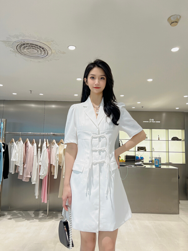 New in early summer! [DS] Vintage Chinese style suit dress 24202d# XYJ
